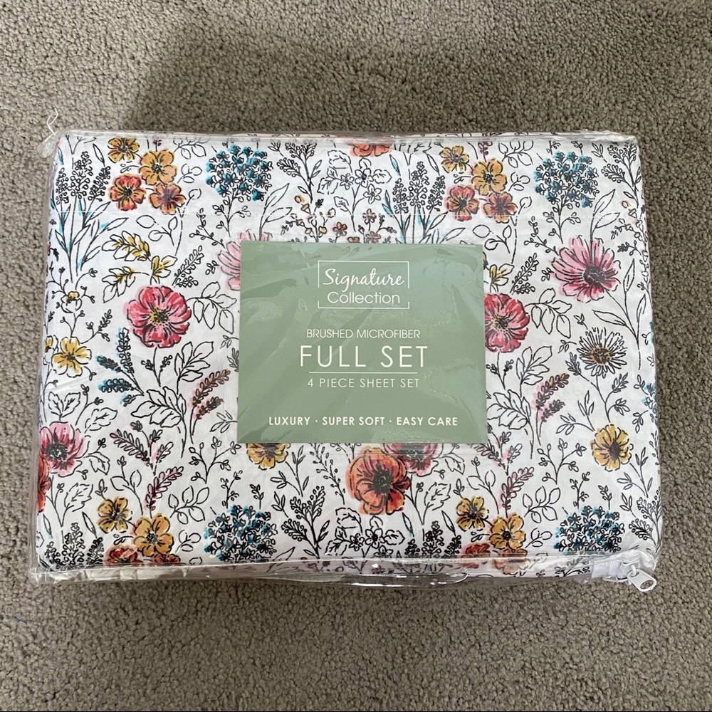 2 Piece Full Size Bed sheet & pillowcase